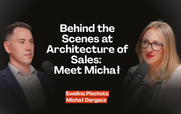 Behind the Scenes at Architecture of Sales Meet Michal